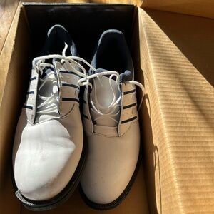 Adidas White and Black Athletic Shoes with Low-Top Design